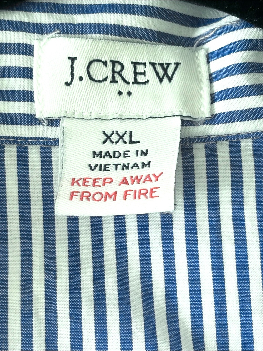 J.Crew Factory Printed Cotton Short-Sleeve Top & Short Pajama Set XXL - Picture 3 of 4